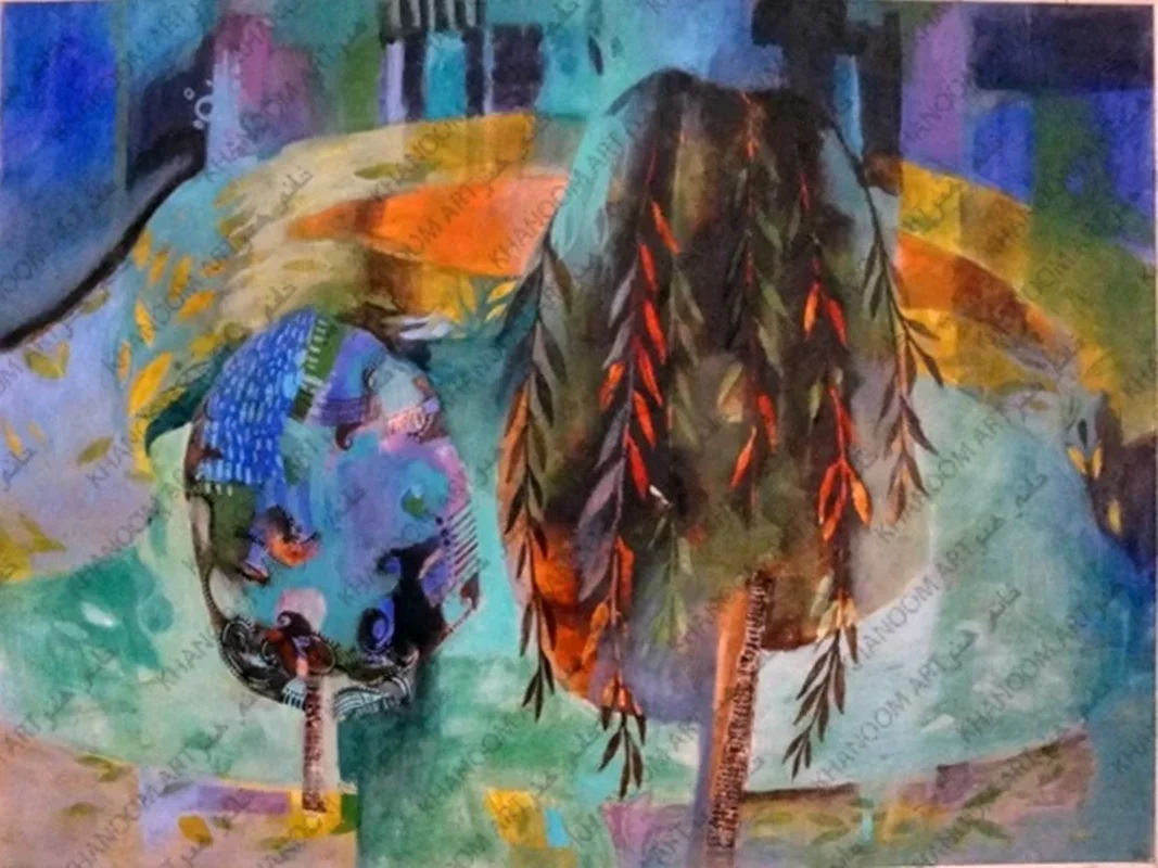 مجموعه نقاشی" طبیعت" ۱۳۹۰ ،۵ اثر برگزیده جشنواره فجر