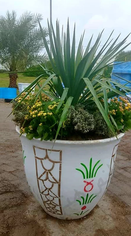 گلدان(فلاورباک،گلجای) طرح فنجان عربی