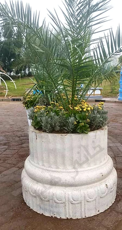 گلدان(گلجای، فلاورباکس) طرح پایه ستون آپادانا