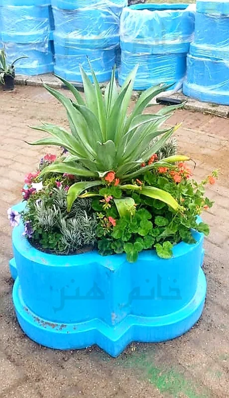 گلدان (فلاورباکس،گلجای) طرح حوض